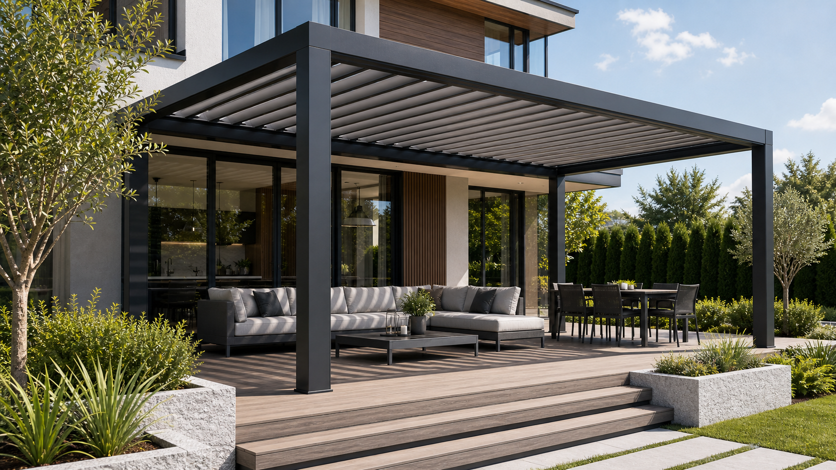 Bioklimatyczna pergola aluminiowa Modurra